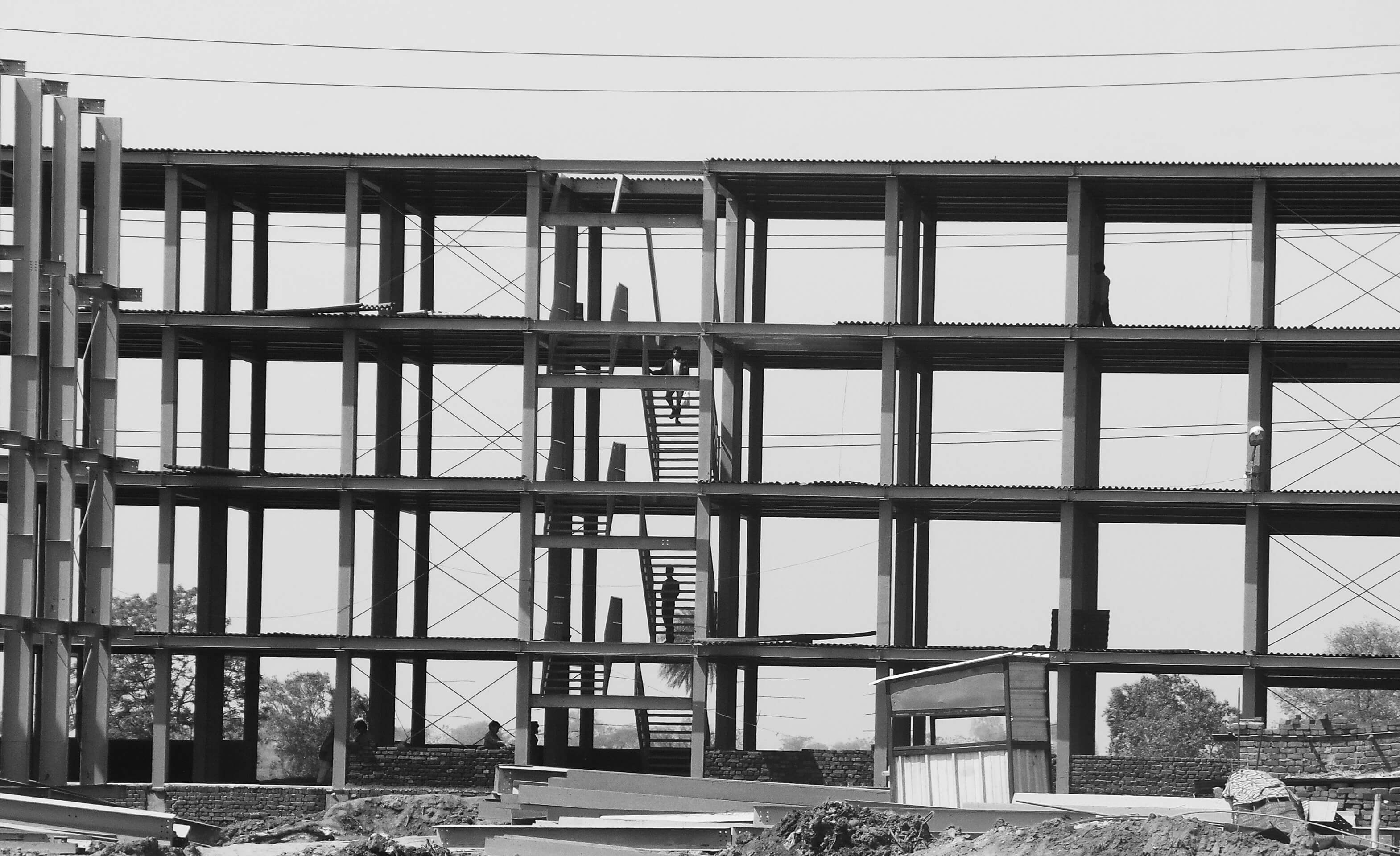 Steel building construction